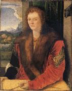 Albrecht Durer Young Man as St.Sebastian Spain oil painting reproduction